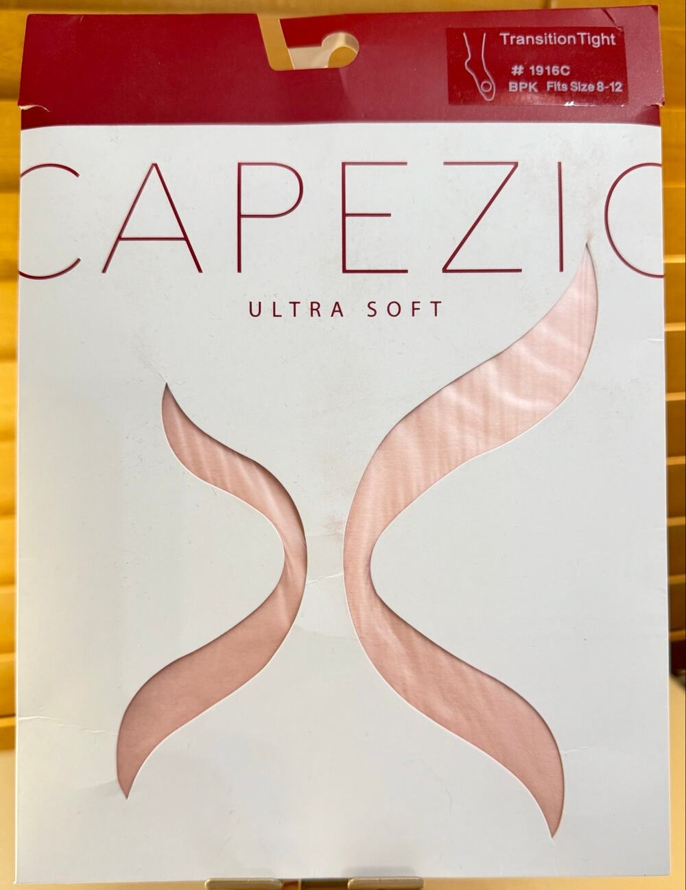 Capezio Ultra Soft Transition Dance Tights 1916C BPK Blush Pink Fits 8-12 NWB